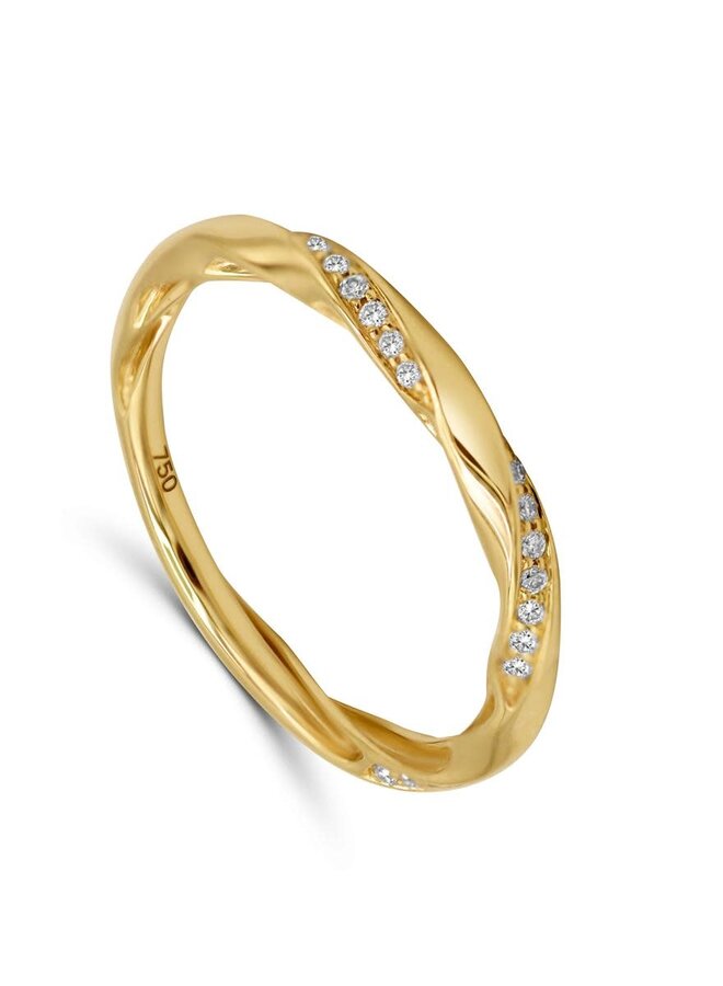 Ring Goud 18kt E10R0336G 0.10Ct