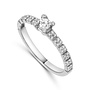 Ring Goud 18kt E10R0193W 0.33Ct