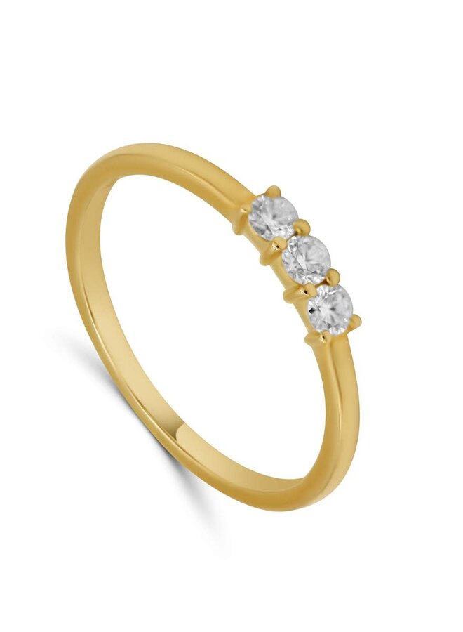 Ring Goud 18kt E10R0157G 0.15Ct
