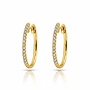 Creolen Goud 18kt E10B0318G 0.18Ct