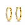 Creolen Goud 18kt E10B0371G 0.16Ct