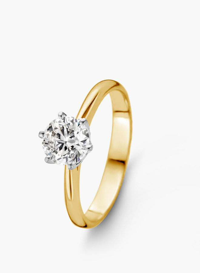 Ring  goud 18kt 91AI75/$  1.52Ct Lab-Grown Diamond