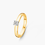 Ring goud 18kt 91Q637/A 0.19Ct Natural Diamond