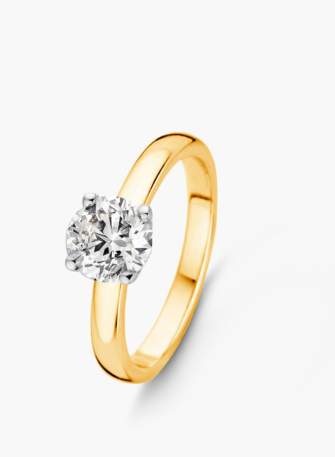 Ring goud 18kt 91Q680/$ 2.00Ct Lab Grown Diamond