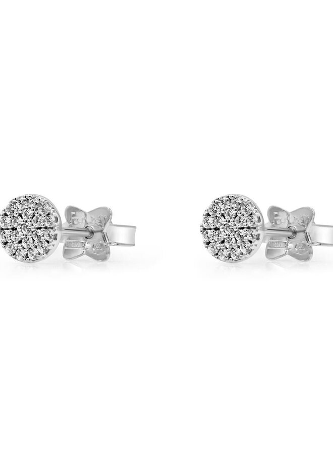 Oorstekers Goud 18kt 11O11407W zirc