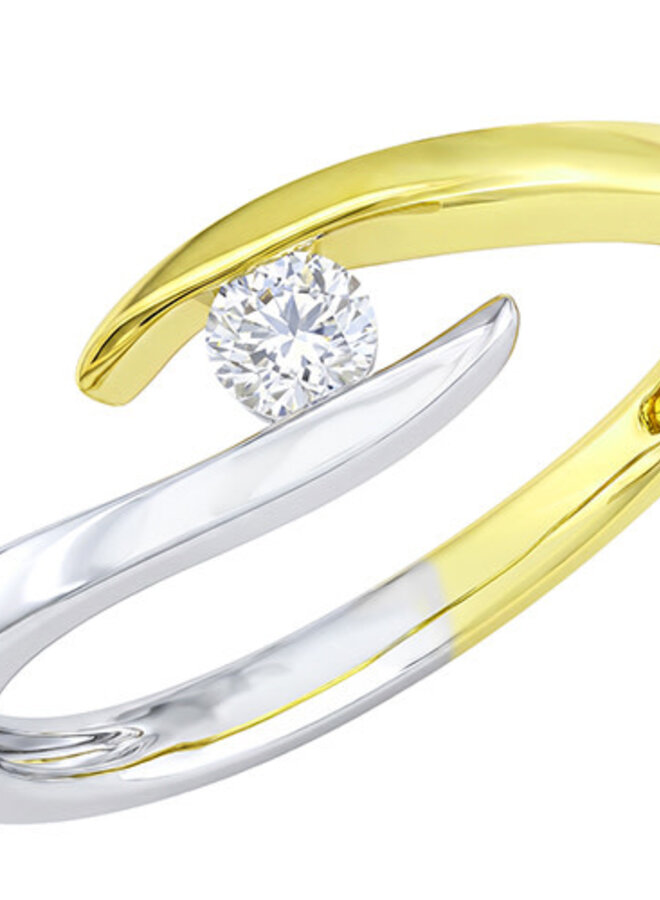 Ring 18kt goud JA2231 0.11Ct