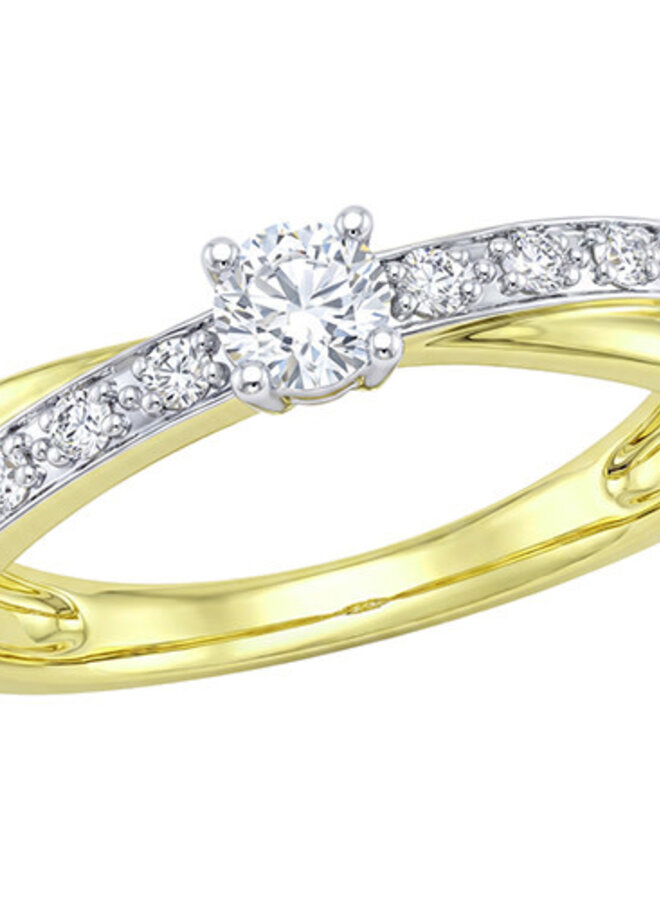 Ring 18kt goud JA6577 0.31Ct