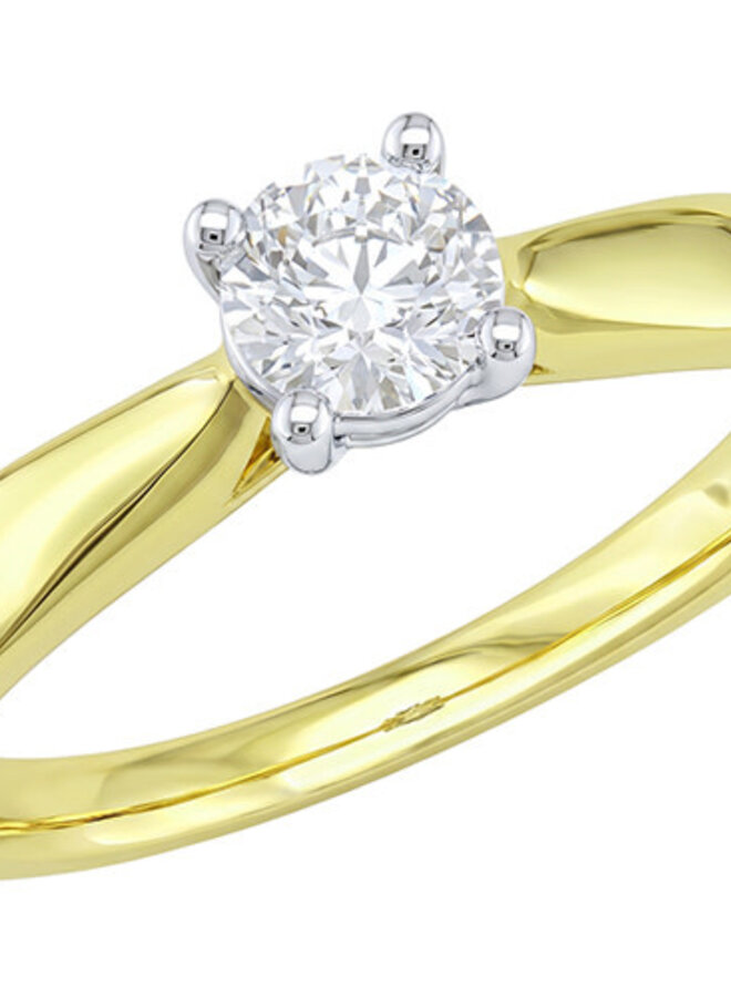 Ring 18kt goud JA5610 0.16Ct