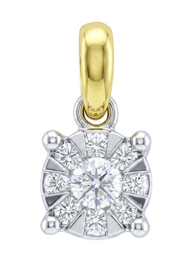 Hanger 18kt goud JA5328 0.16Ct