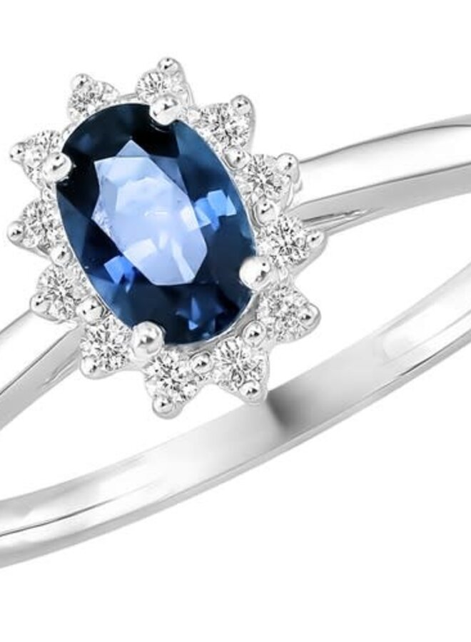 Ring goud 18kt JA6456 Saf 0.65Ct+0.11Ct
