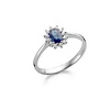 Ring goud 18kt JA543 Saf 0.55Ct+0.17Ct