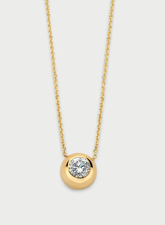 Mérité 14kt Goud MBC002/$ Ketting Lab 0.32Ct