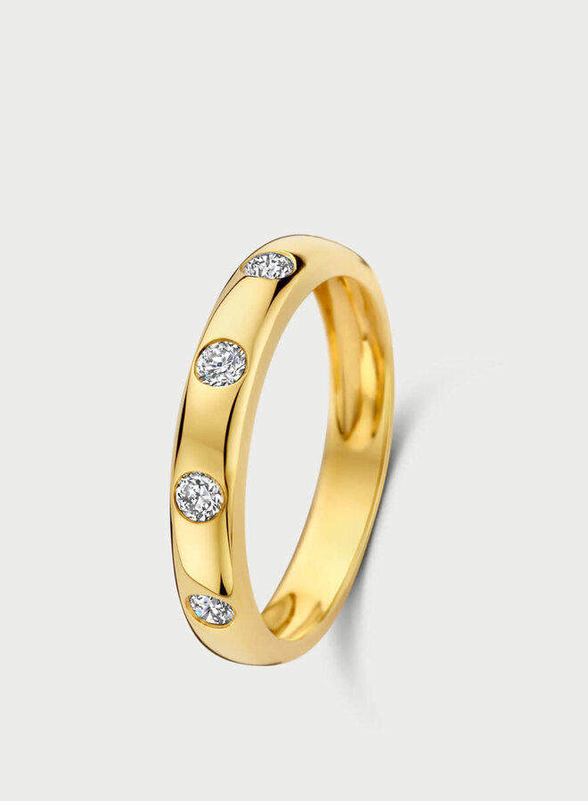 Mérité 14kt Goud MBR001/$ Ring Lab 0.30Ct