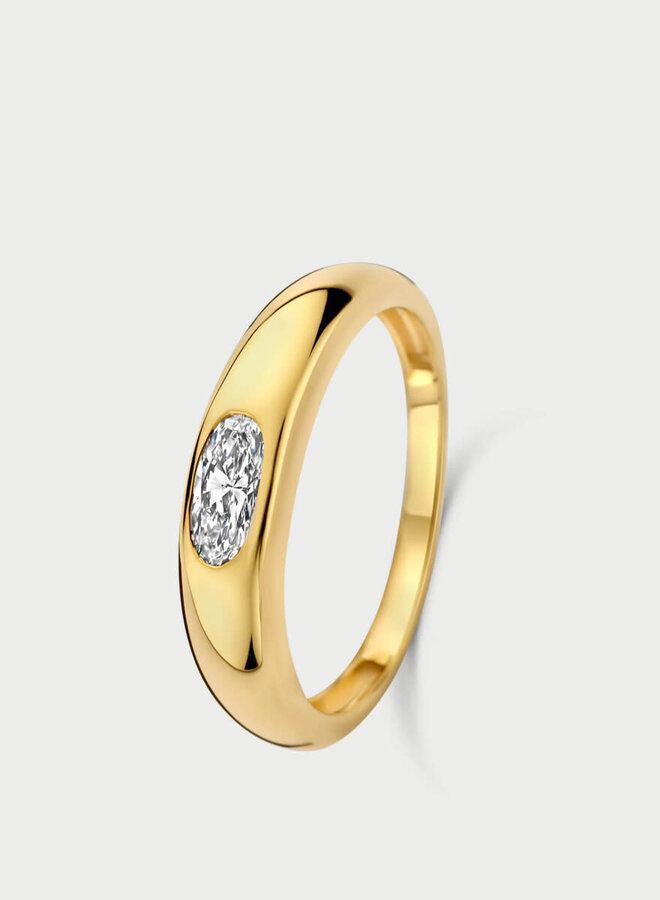 Mérité 14kt Goud MBR002/$ Ring Lab 0.28Ct
