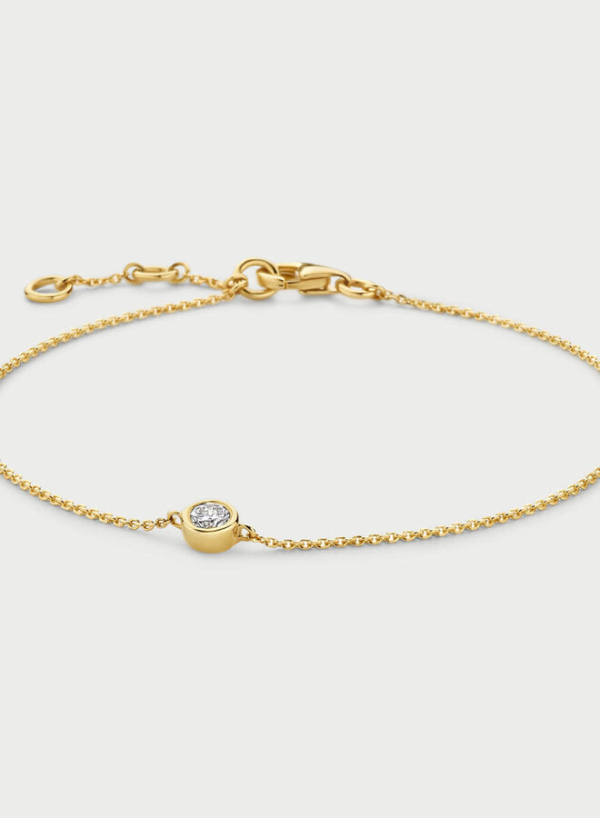 Mérité 14kt Goud MCB001/$ Armband Lab 0.16Ct