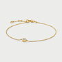 Mérité 14kt Goud MCB001/$ Armband Lab 0.16Ct