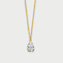Mérité 14kt Goud MCC007/$ Collier Lab 0.50Ct