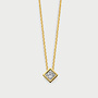 Mérité 14kt Goud MCC017/$ Collier Lab 0.15Ct