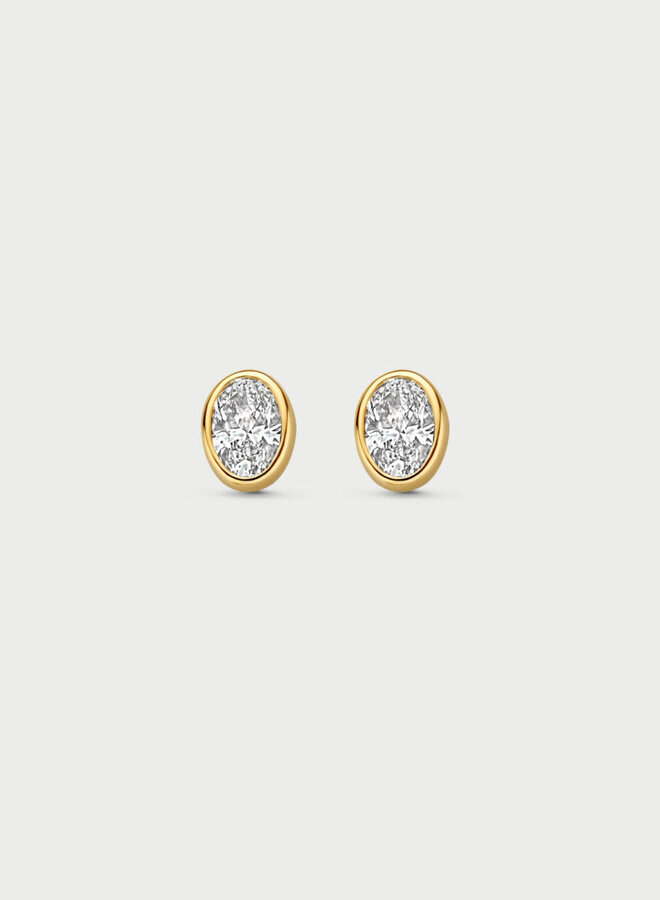 Mérité 14kt Goud MCO016/$ Oorstekers Lab 0.22Ct