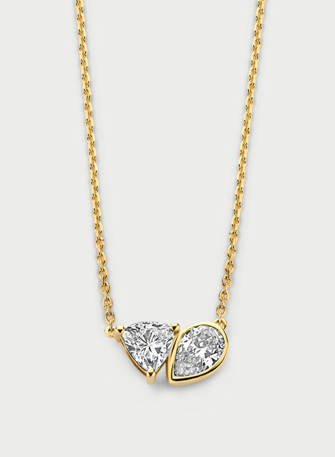 Mérité 14kt Goud MDC001/$ Ketting Lab 0.54Ct