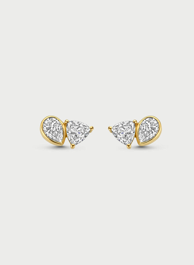 Mérité 14kt Goud MDO001/$ Oorstekers Lab 0.51Ct
