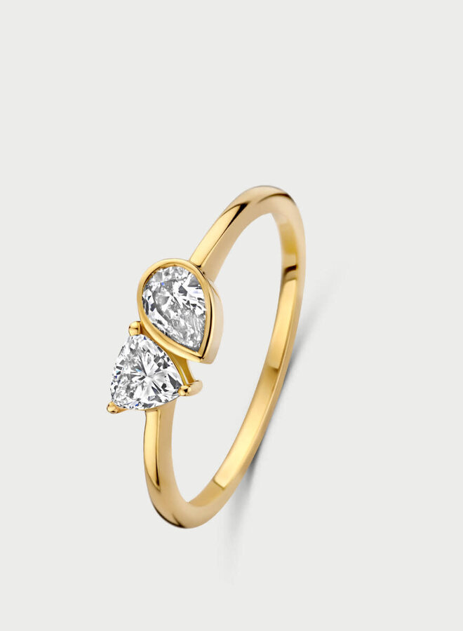 Mérité 14kt Goud MDR001/$ Ring Lab 0.54Ct