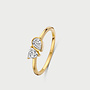 Mérité 14kt Goud MDR001/$ Ring Lab 0.54Ct