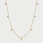 Mérité 14kt Goud MMC001/$ Ketting Lab 0.29Ct