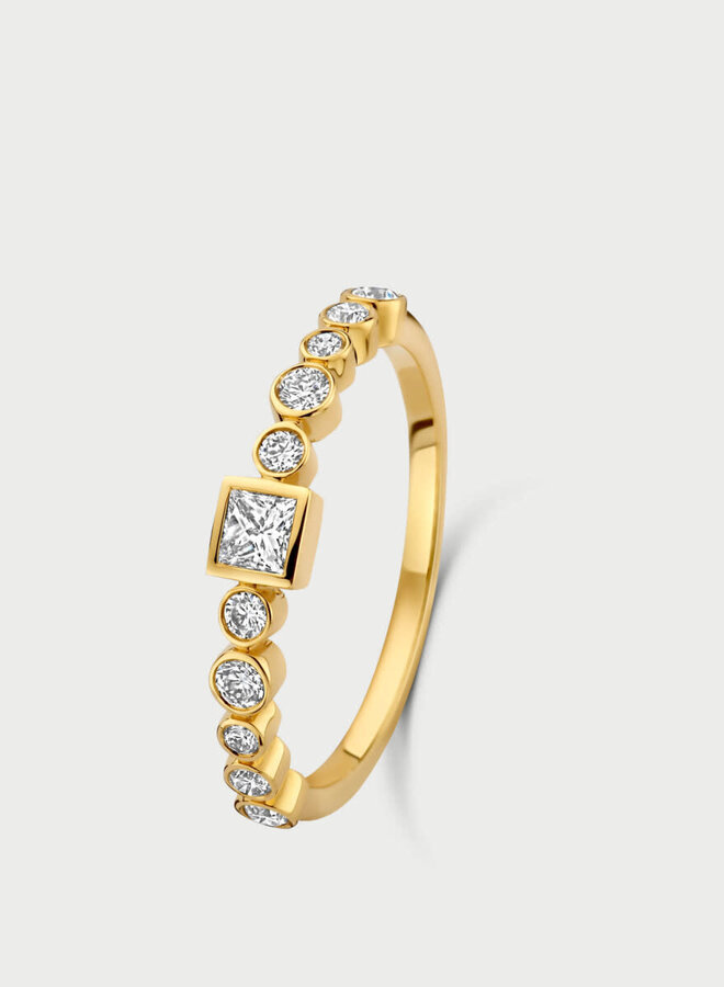 Mérité 14kt Goud MMR003/$ Ring Lab 0.41Ct