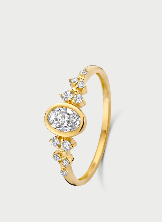 Mérité 14kt Goud MMR011/$ Ring Lab 0.56Ct