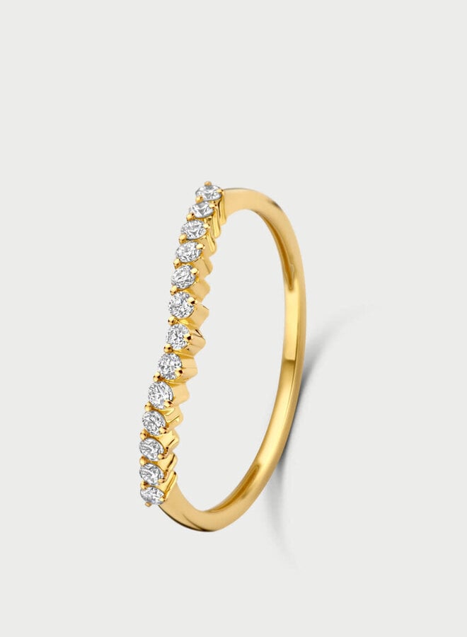 Mérité 14kt Goud MMR012/$ Ring Lab 0.19Ct