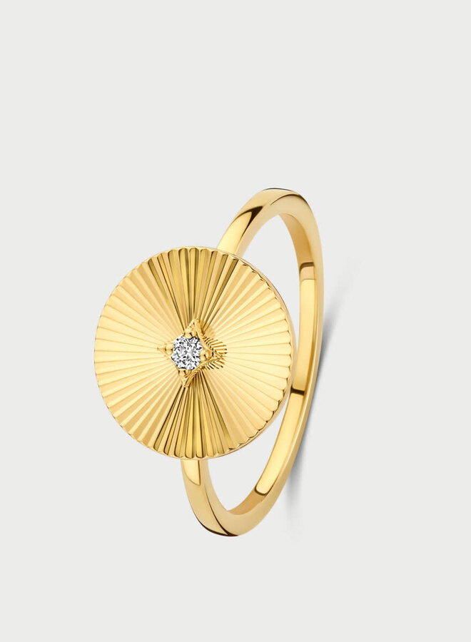 Mérité 14kt Goud MRR001/$ Ring Lab 0.03Ct