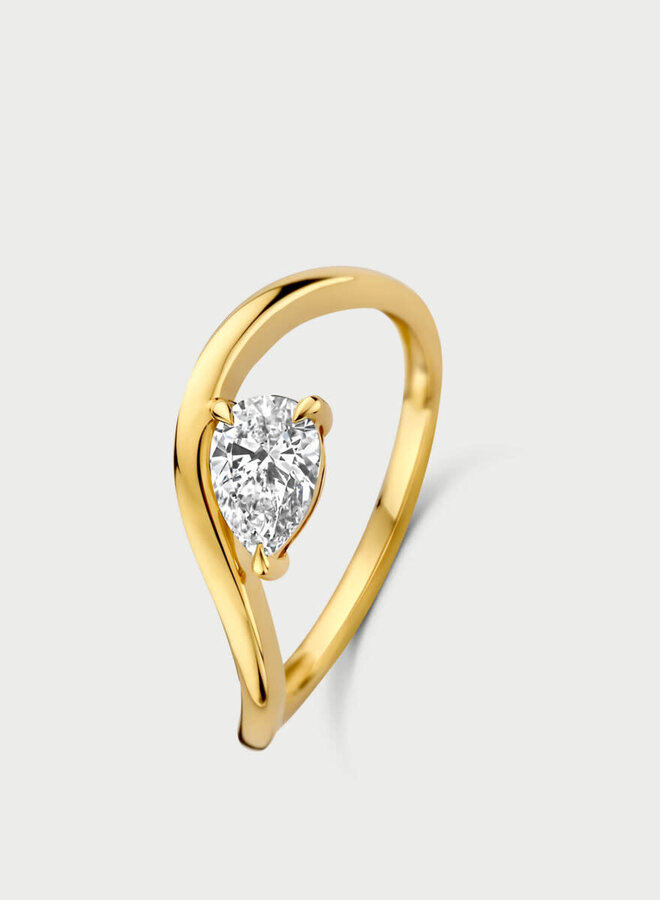 Mérité 14kt Goud MWR001/$ Ring Lab 0.54Ct