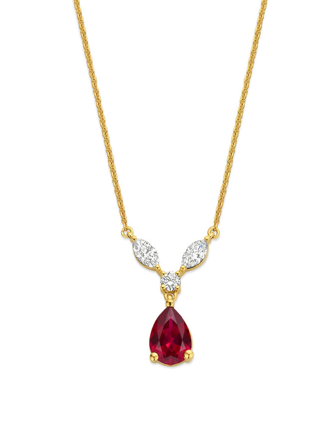 Ketting  goud 18kt 069311/RA 0.22Ct+Rob 0.79Ct