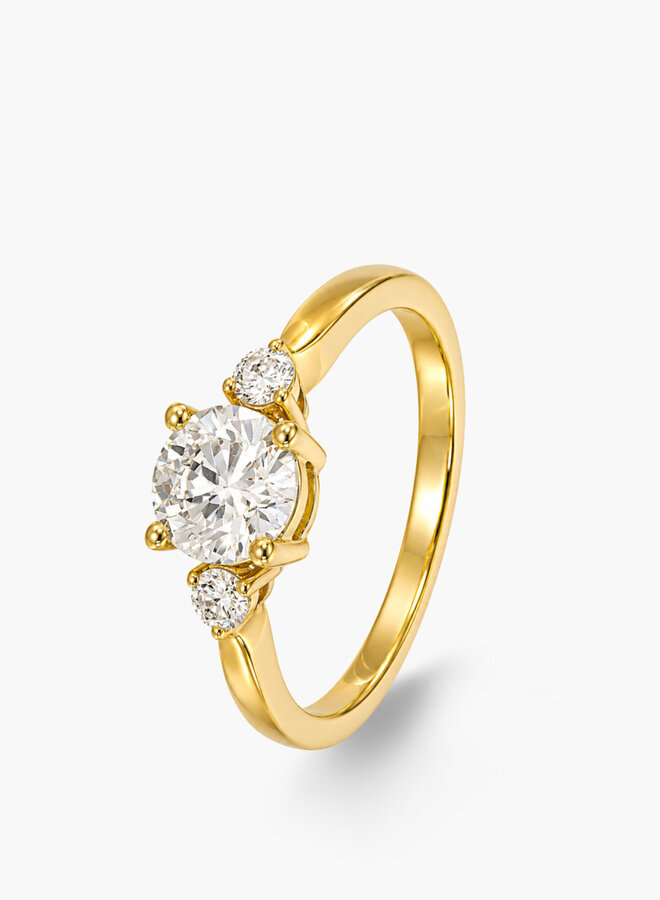 Ring  goud 18kt 9AE565/$ Lab Grown 1.16Ct
