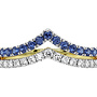 Ring Goud 18kt JA7458 0.17Ct+saf 0.29Ct
