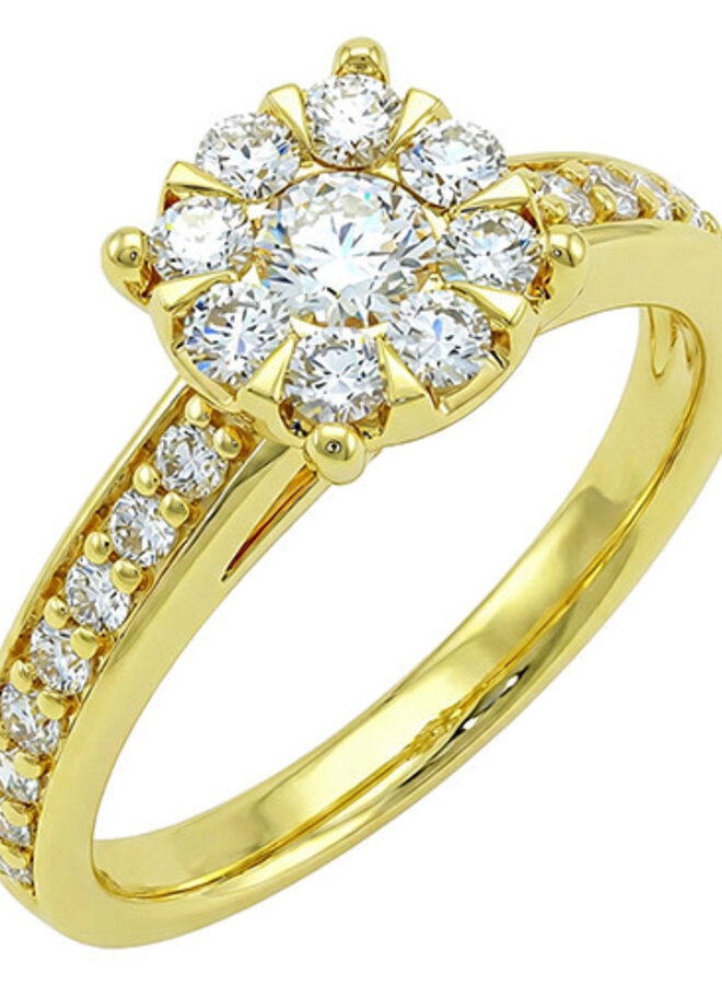 Ring Goud 18kt JA6586 0.68Ct