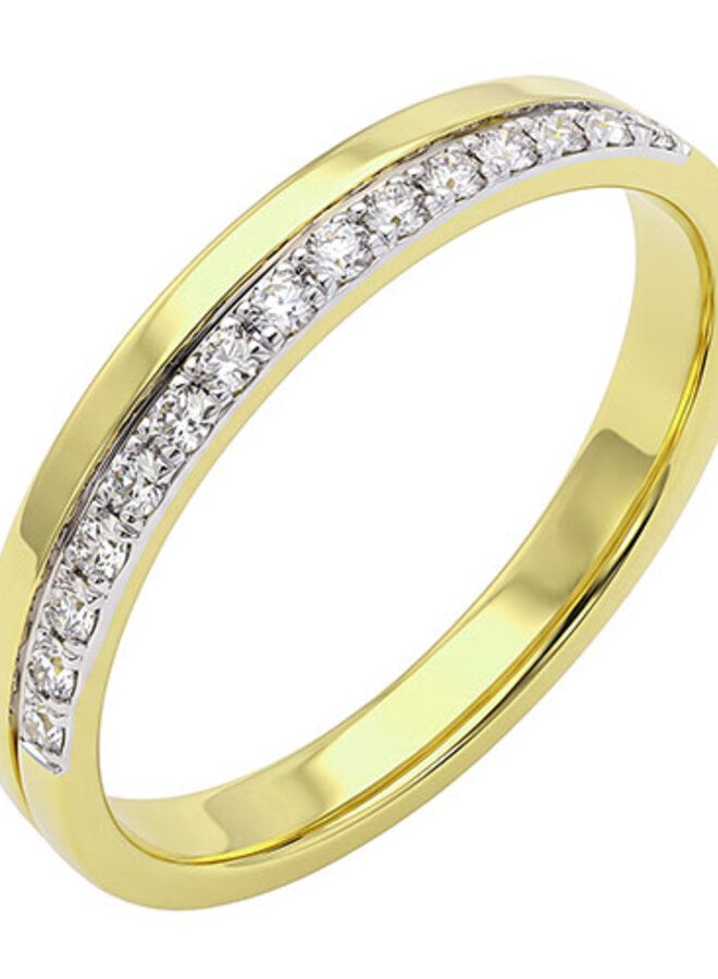 Ring Goud 18kt JA2772 0.15Ct