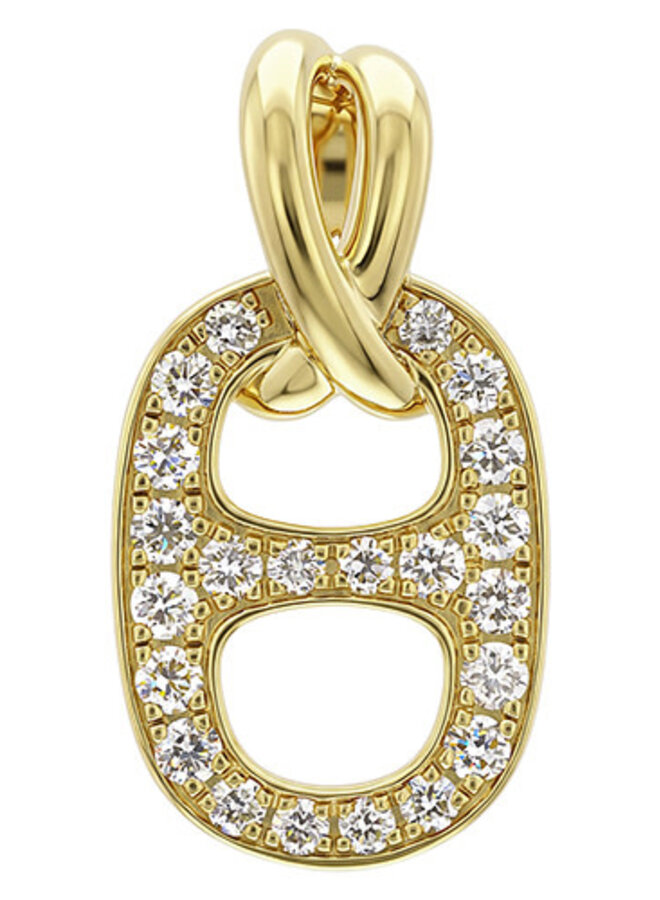 Hanger Goud 18kt JA7365 0.16Ct