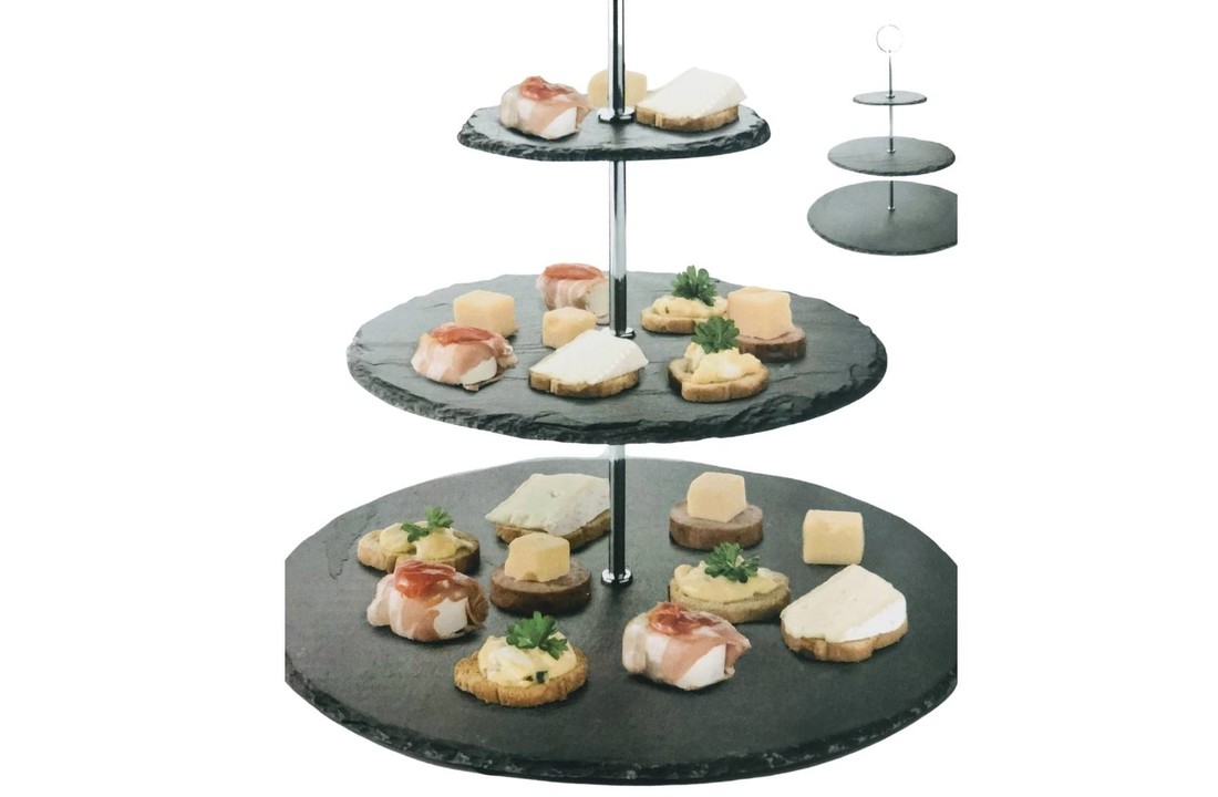 Etagere 3 Laags - Leisteen