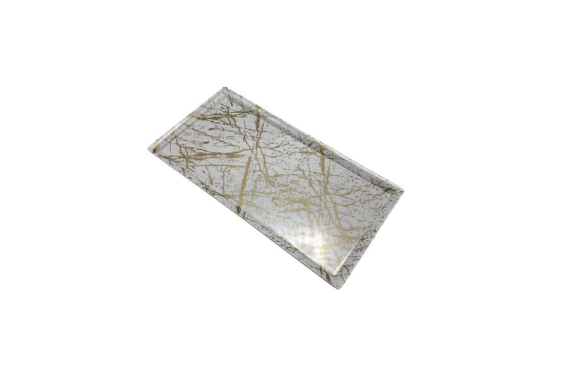 Presentatie Dienblad Goud Marmeren Melamine