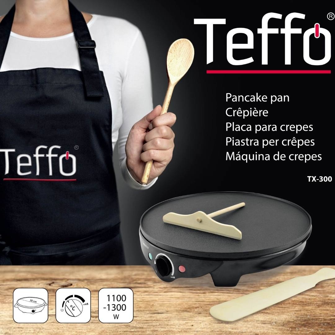 Électrique Crêpière I Teffo - Plaques enduites antiadhésive
