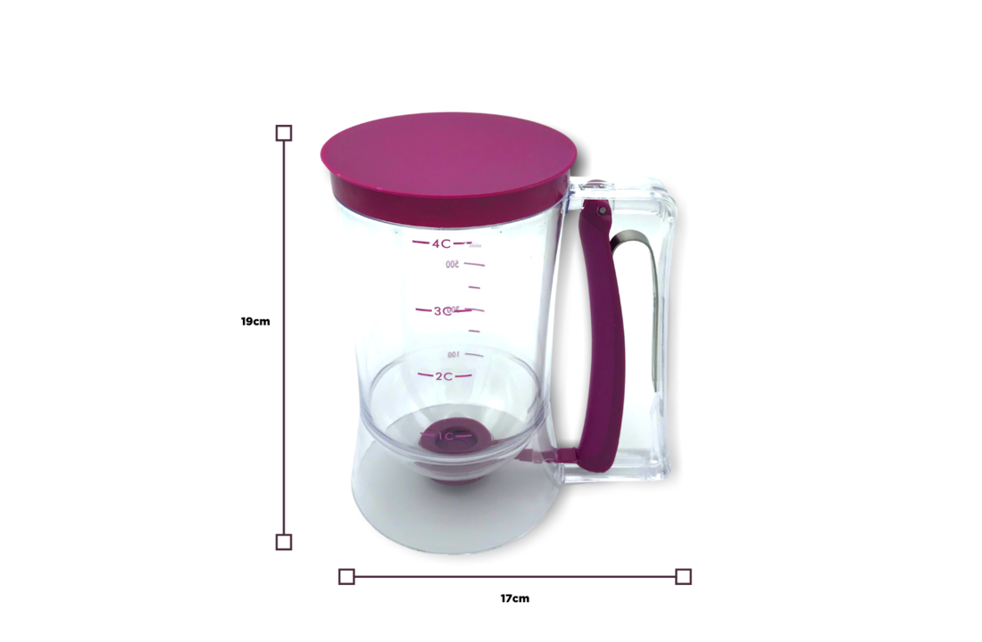 Batter Dispenser für Kuchen, Muffins und Cupcakes aus Kunststoff