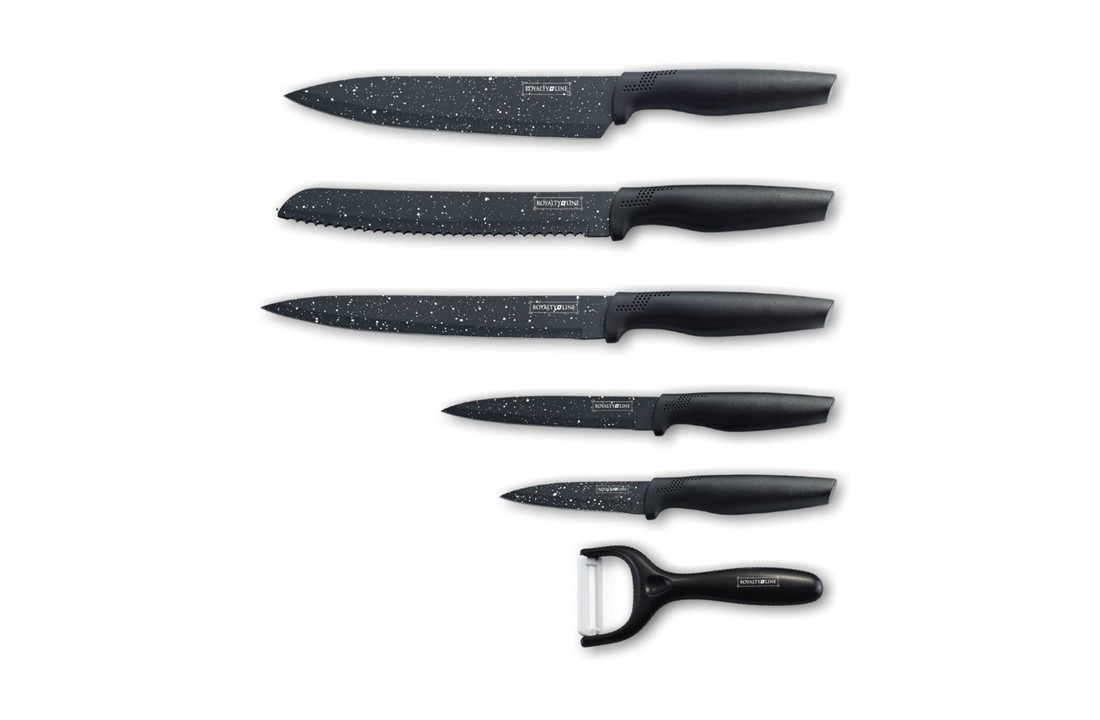 5 Delige Messenset - Marmeren coating