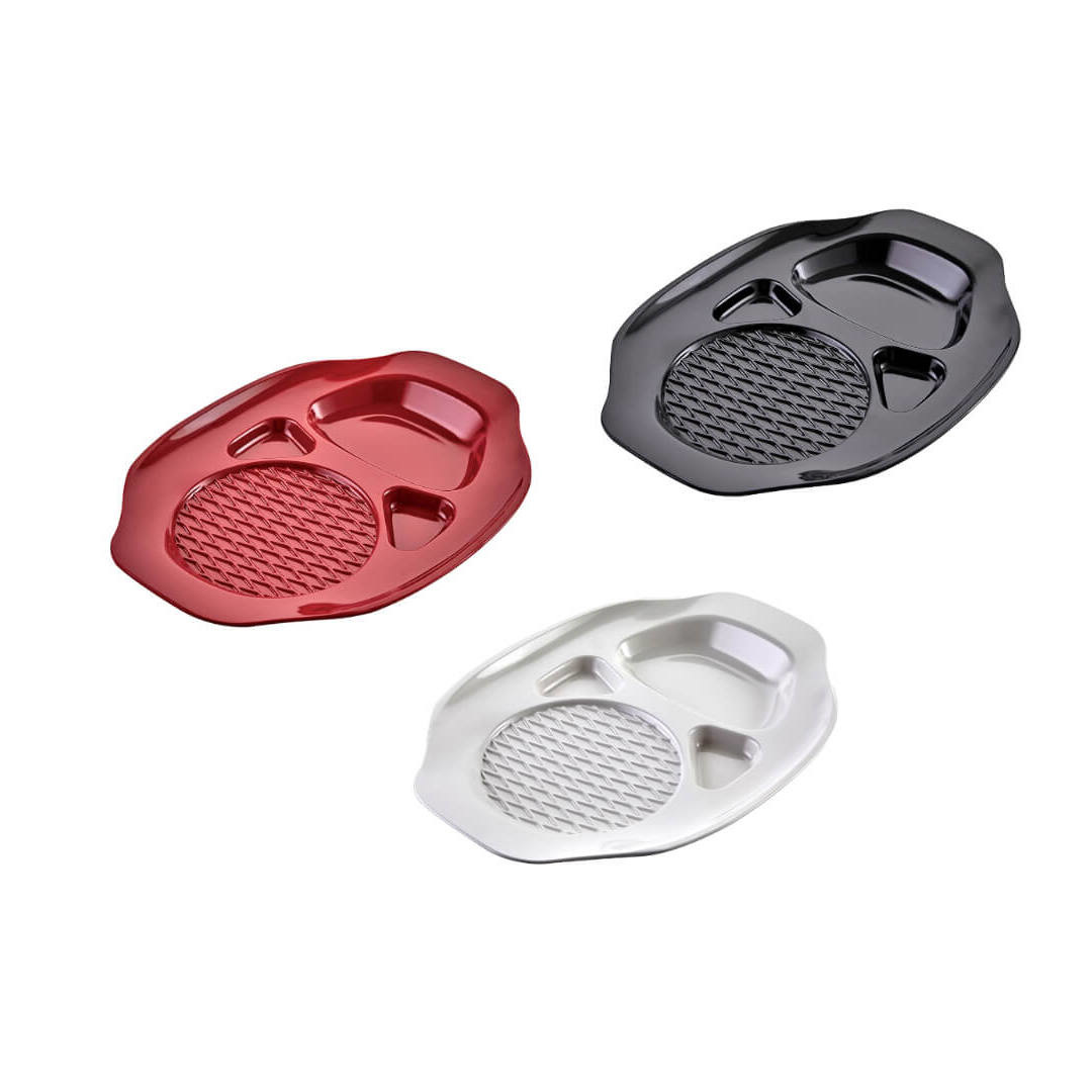 Burger Assiette en melamine - 35x25 cm