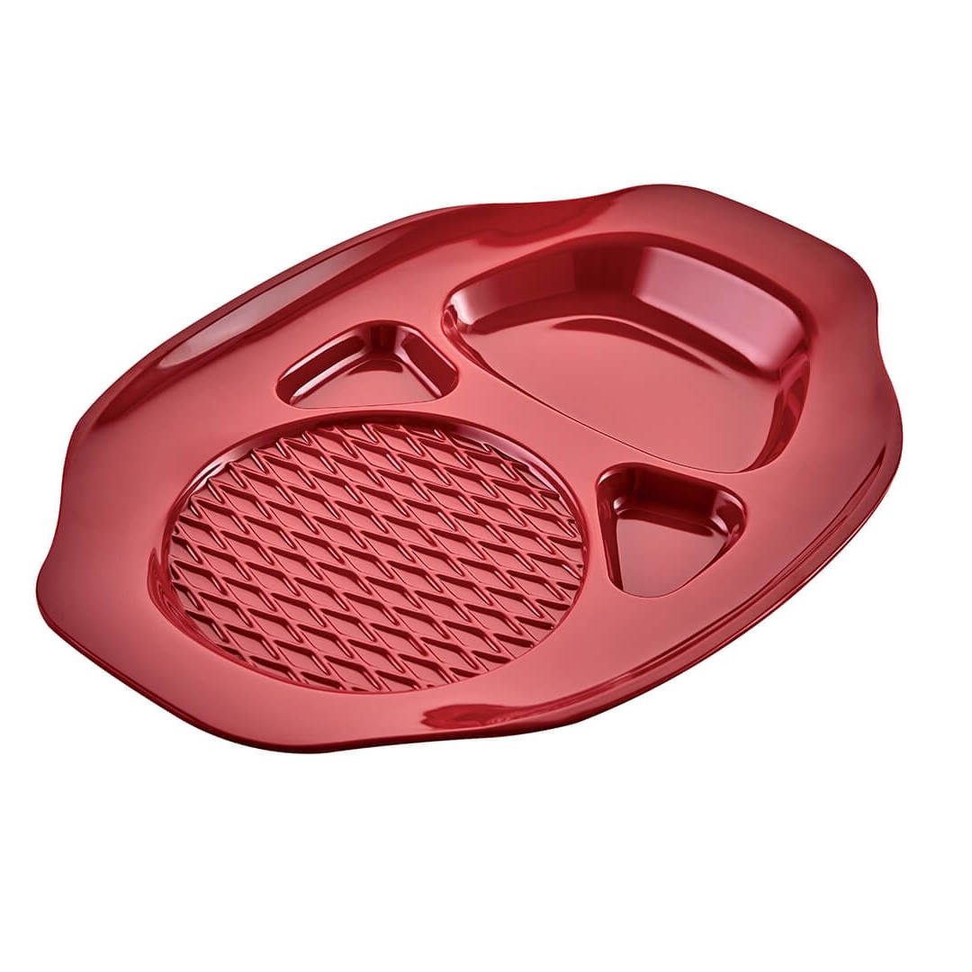 Burger Assiette en melamine - 35x25 cm