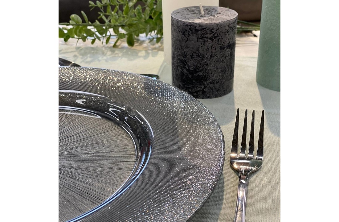 Elit Big Silber Gesmoktes Platte Ø 33x2.3 cm