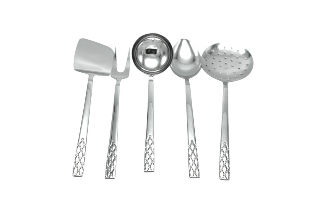 ENZA Opknoping Service Set - Plain 6 PCS