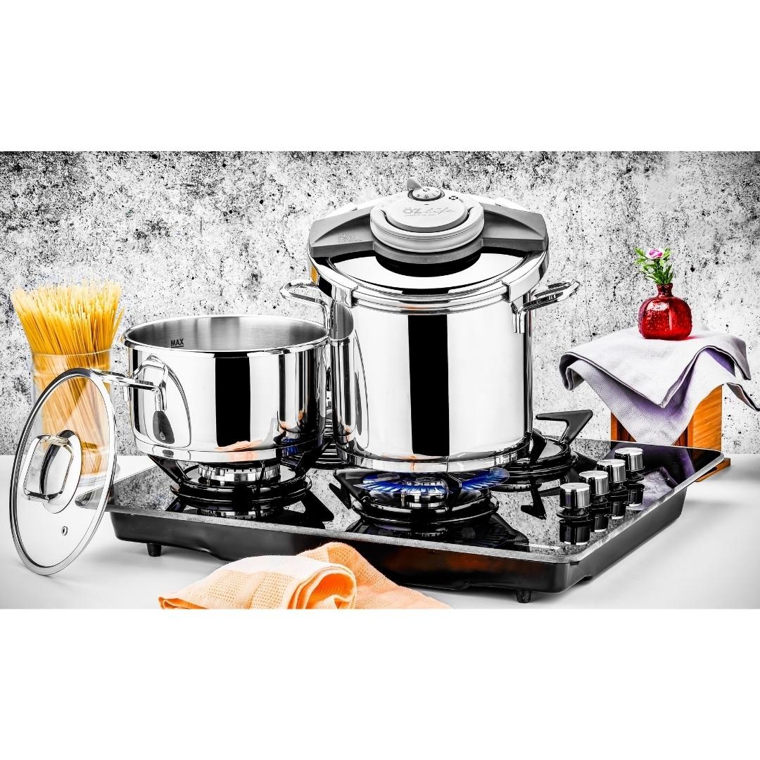 Snelkookpan Set 8lt+4lt