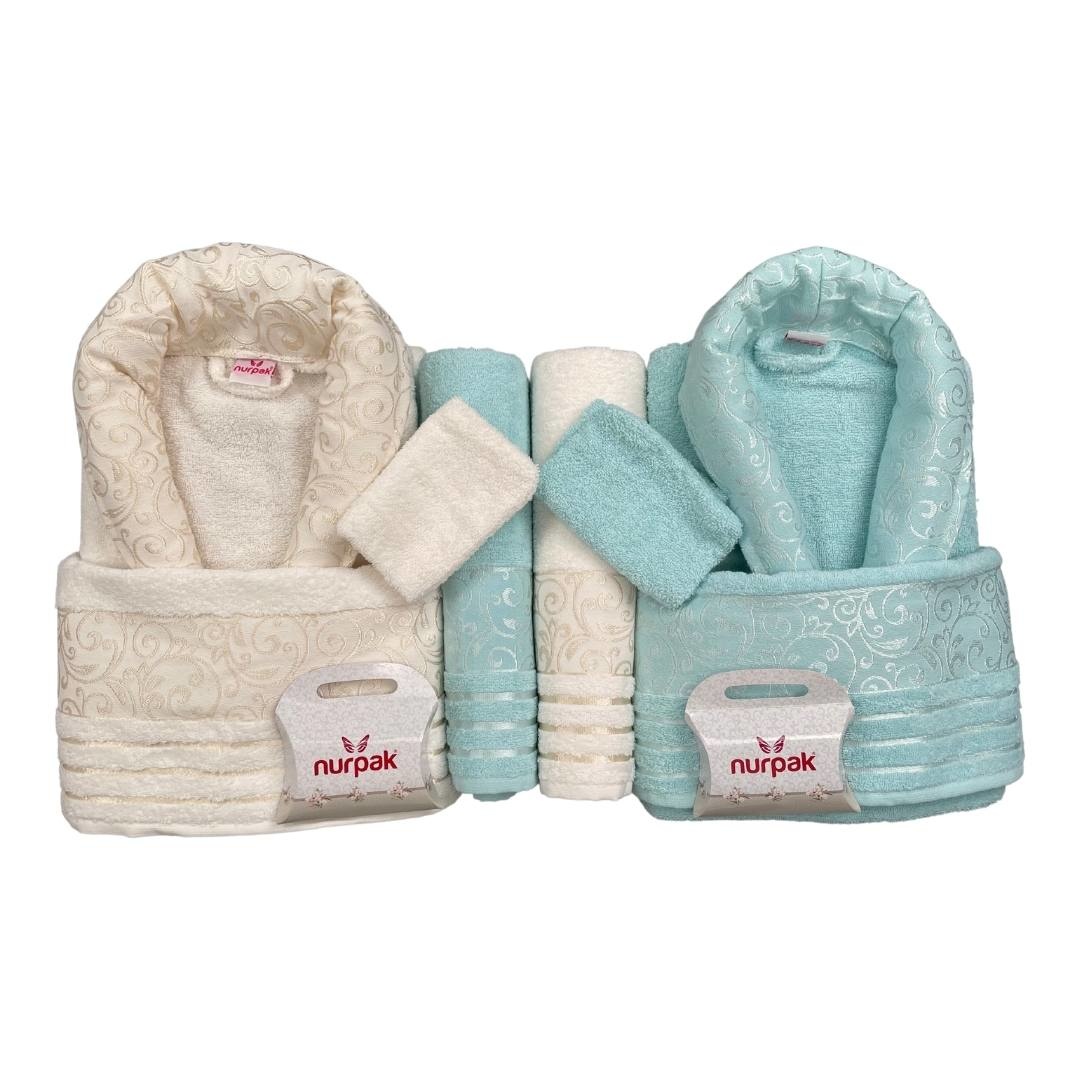 Ensemble de Peignoir Familial Deren 10 pièces